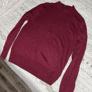 Tommy Hilfiger Men's Rich Red Crewneck Sweater